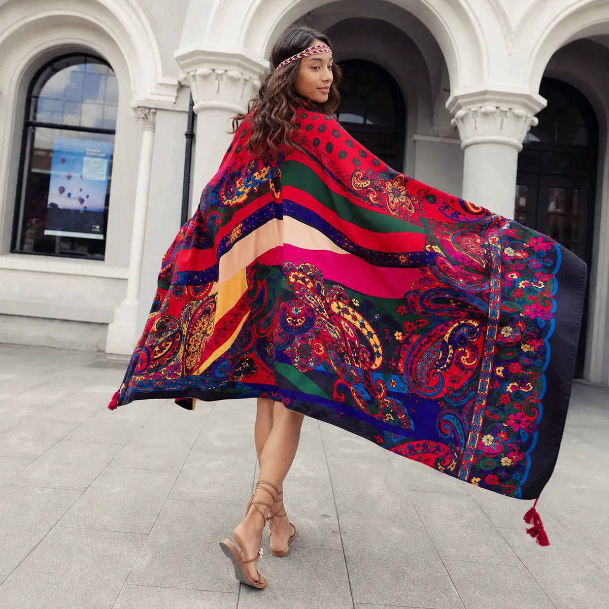 Solara Tapestry Wrap - Fiesta