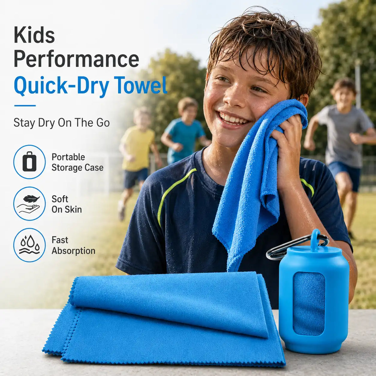 Kids Performance Quick-Dry Towel Set