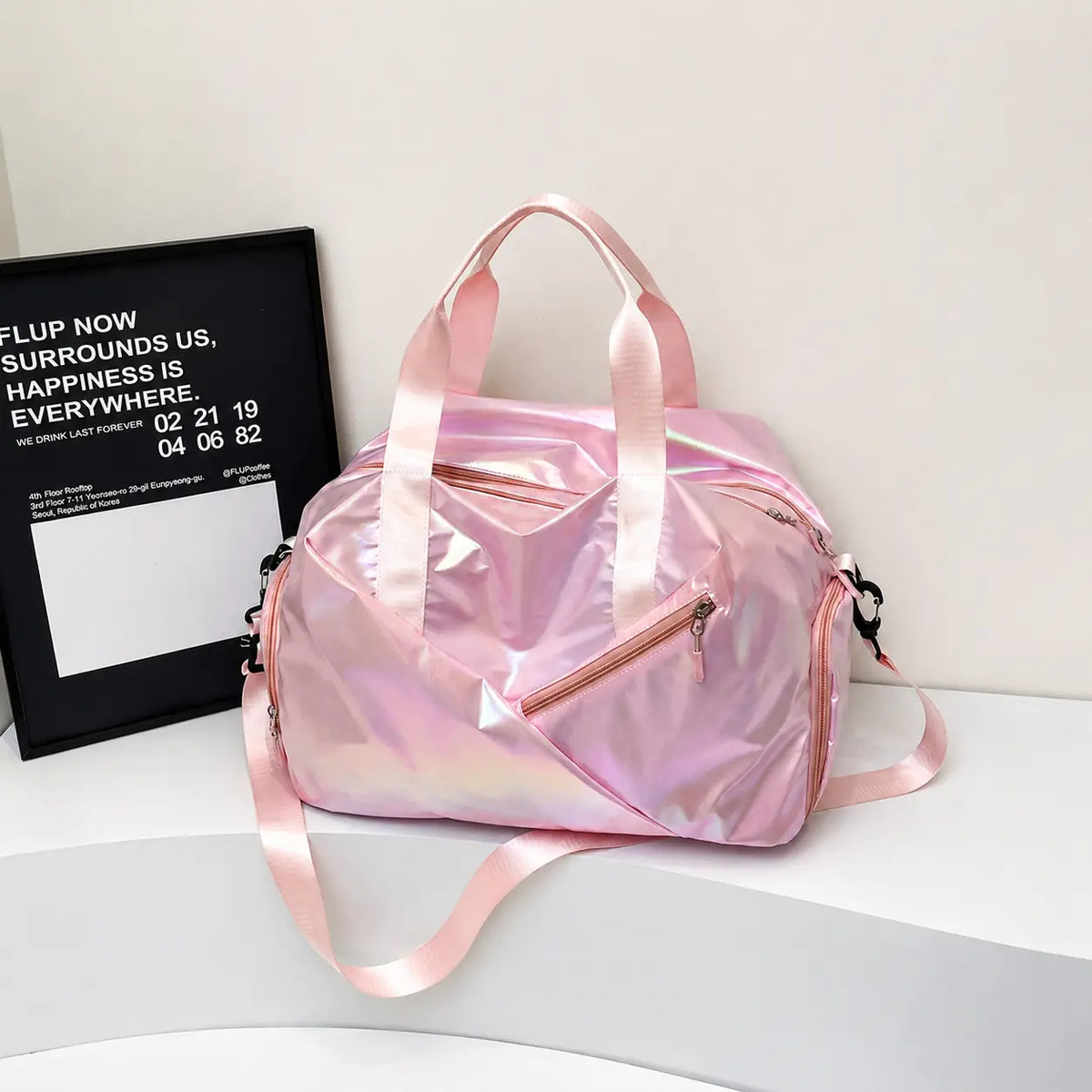 Aurora Drift Carryall - Blush Glow