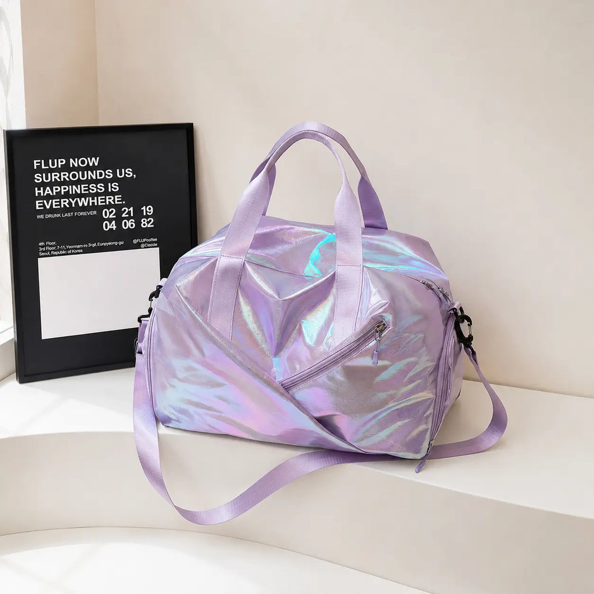 Aurora Drift Carryall - Lavender Prism