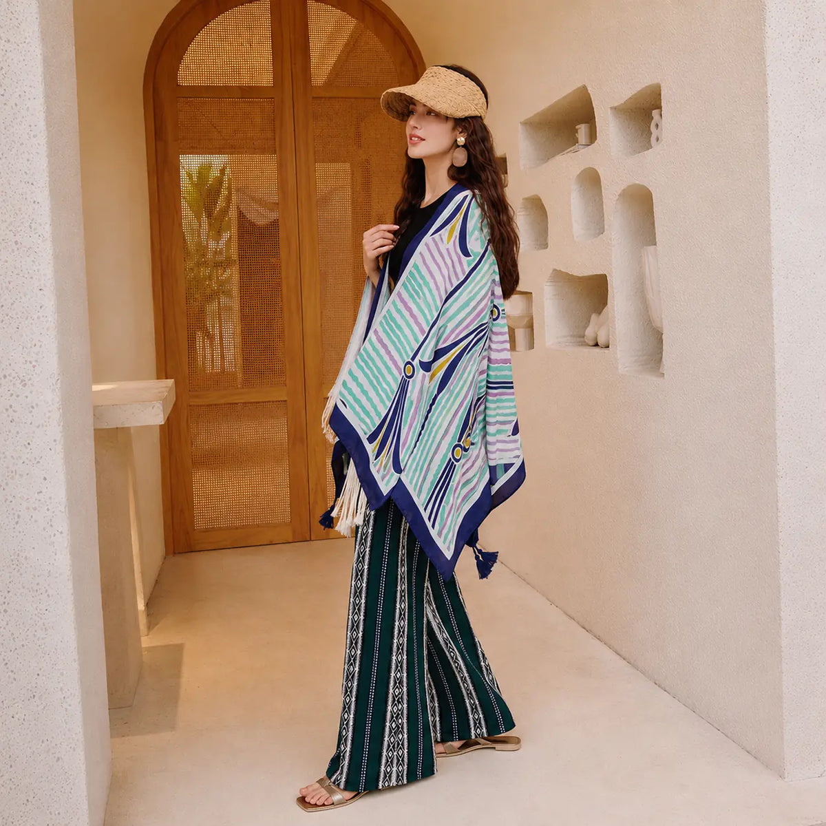Solara Tapestry Wrap - Breeze
