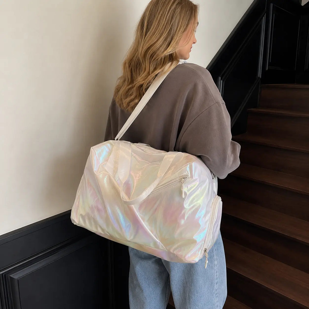 Aurora Drift Carryall - Pearl White
