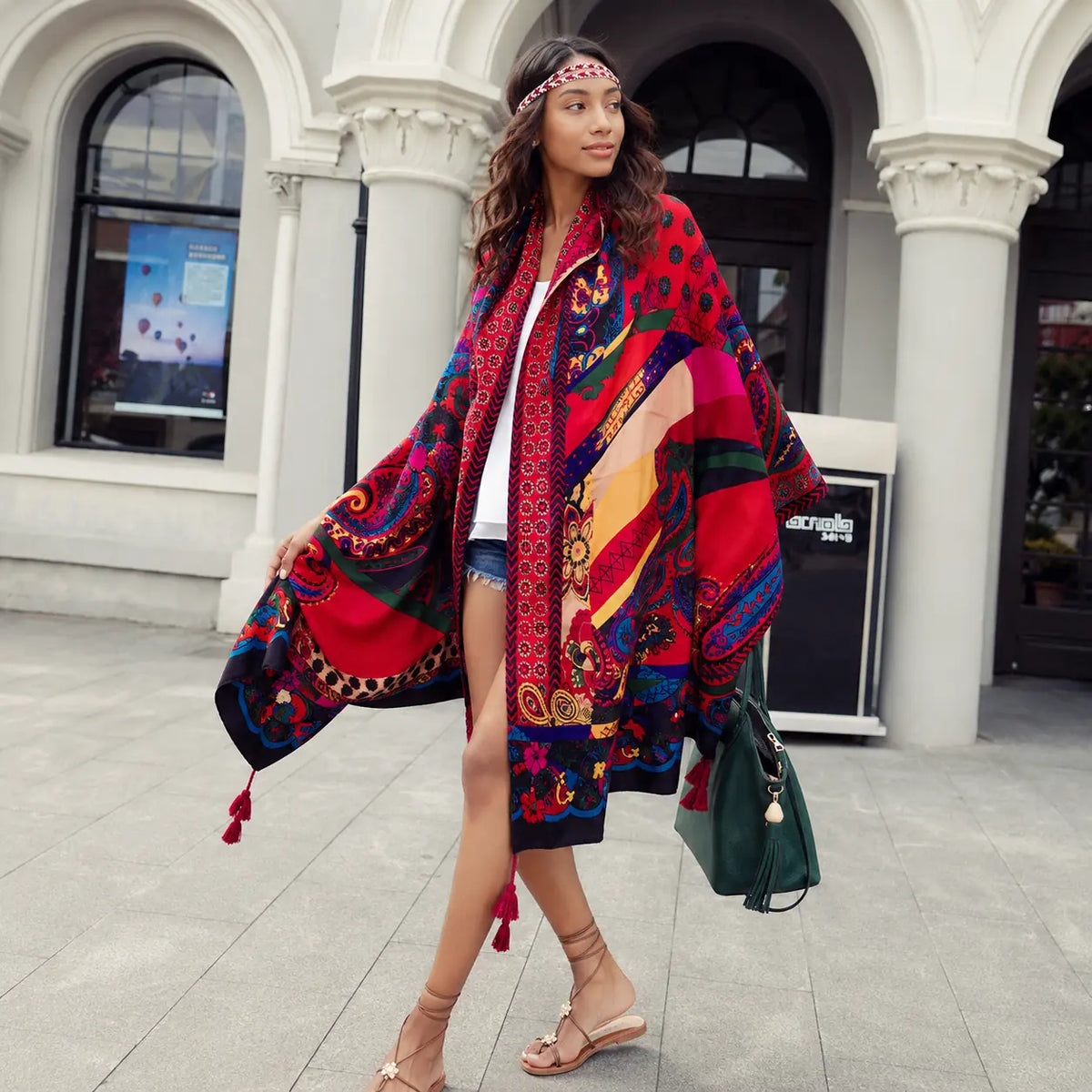 Solara Tapestry Wrap - Fiesta