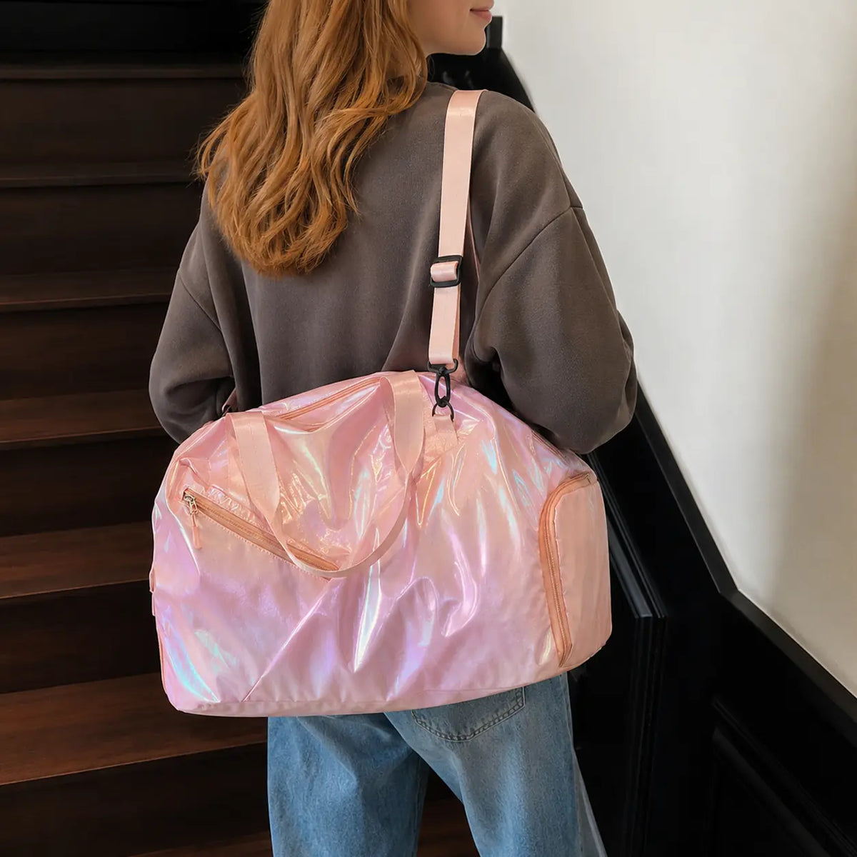 Aurora Drift Carryall - Blush Glow