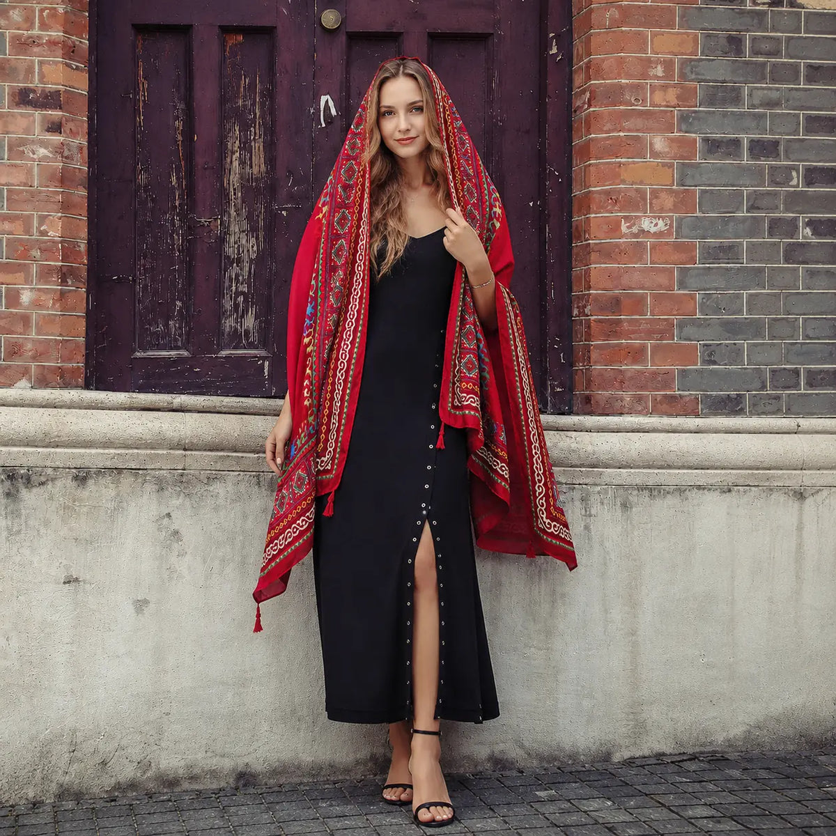 Solara Tapestry Wrap - Ember