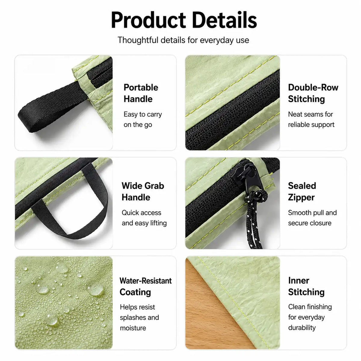 Wet-Dry Clothing Storage Bag