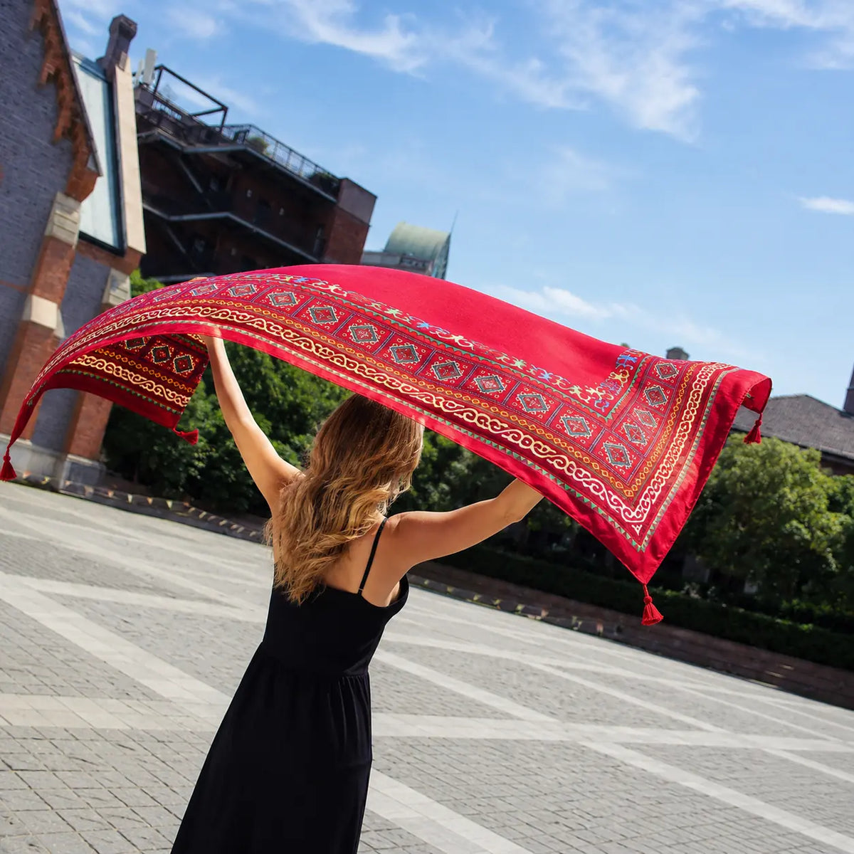 Solara Tapestry Wrap - Ember
