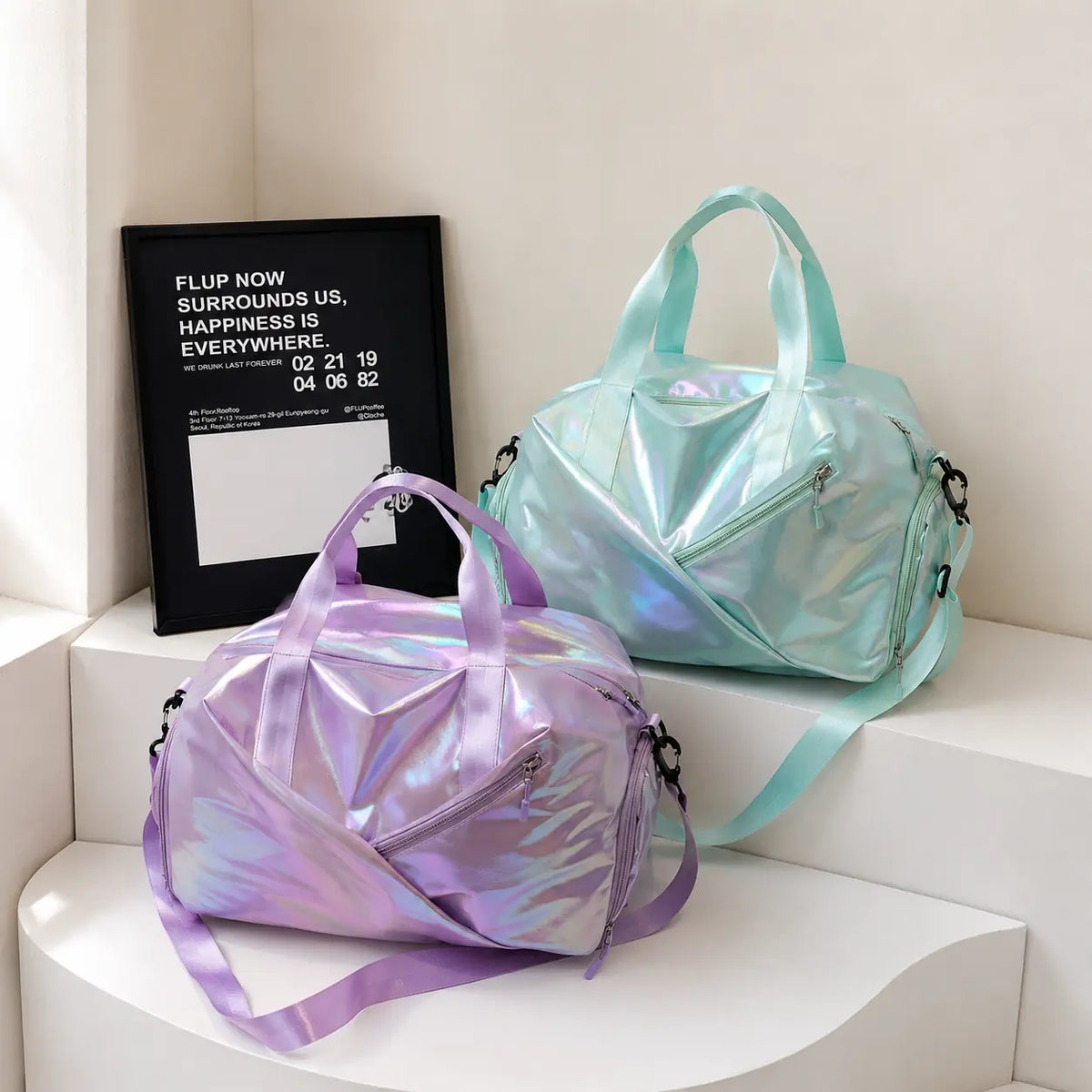 Aurora Drift Carryall - Lavender Prism