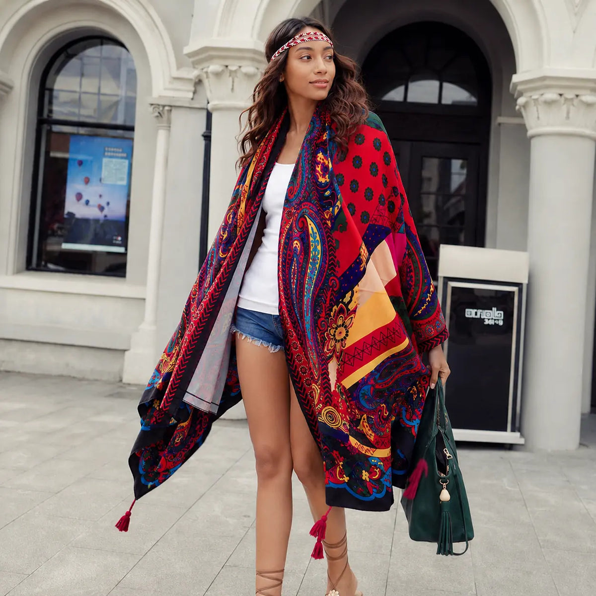 Solara Tapestry Wrap - Fiesta