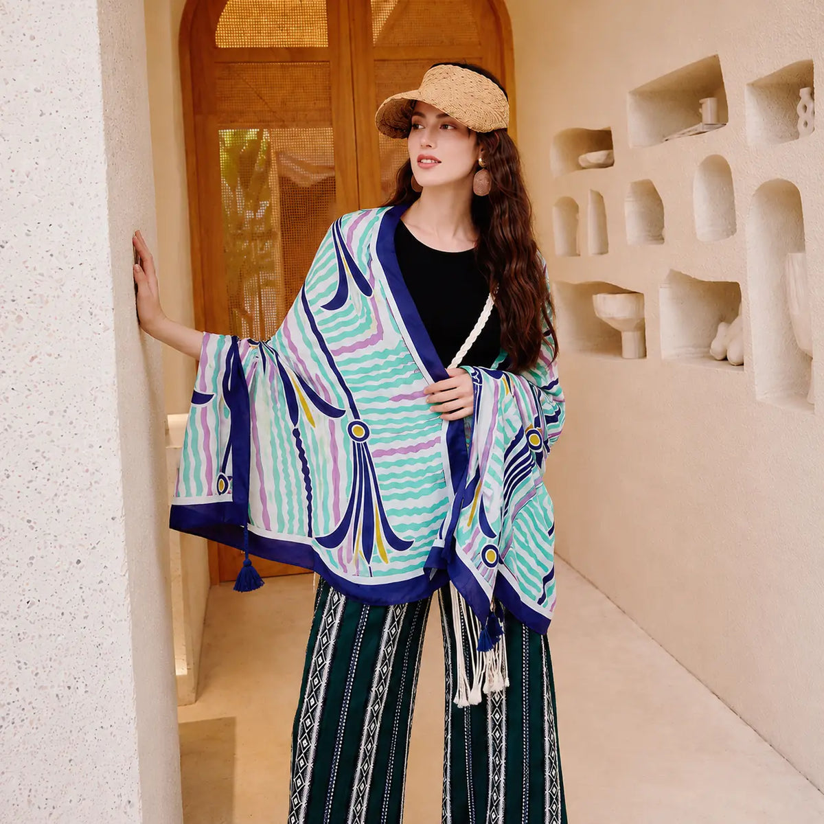 Solara Tapestry Wrap - Breeze
