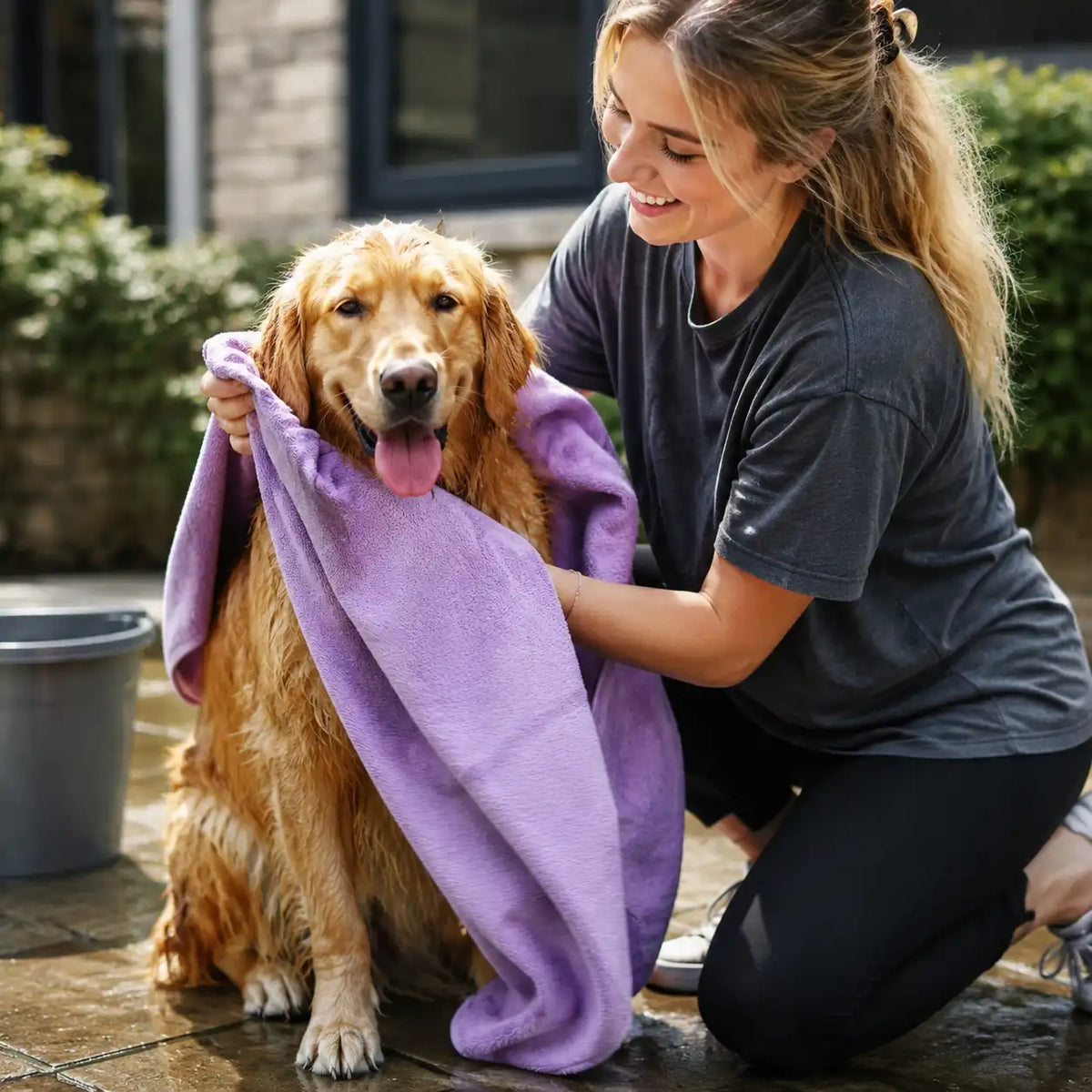 Absorbent Pet Quick-Dry Towel Set