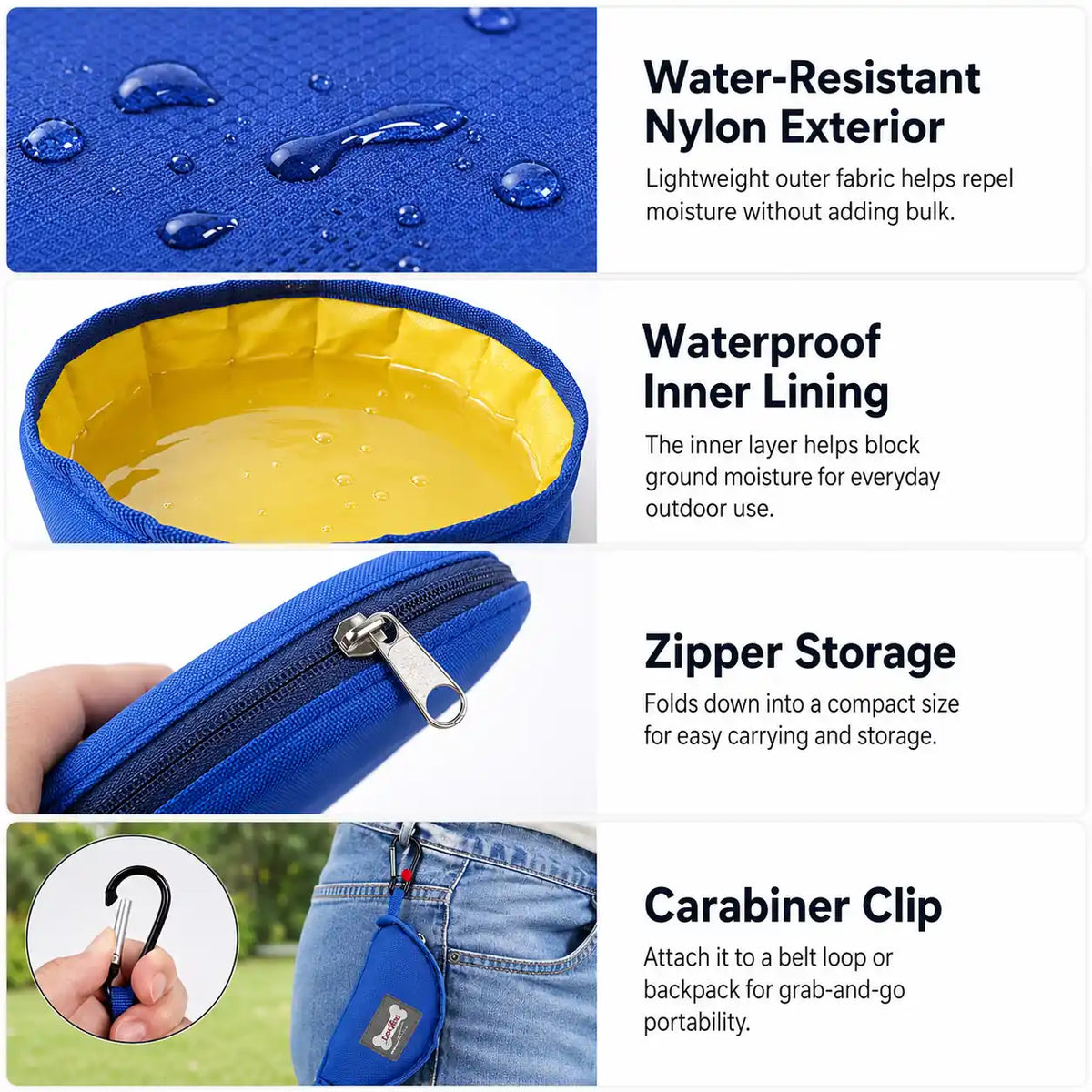 Collapsible Dog Travel Bowl