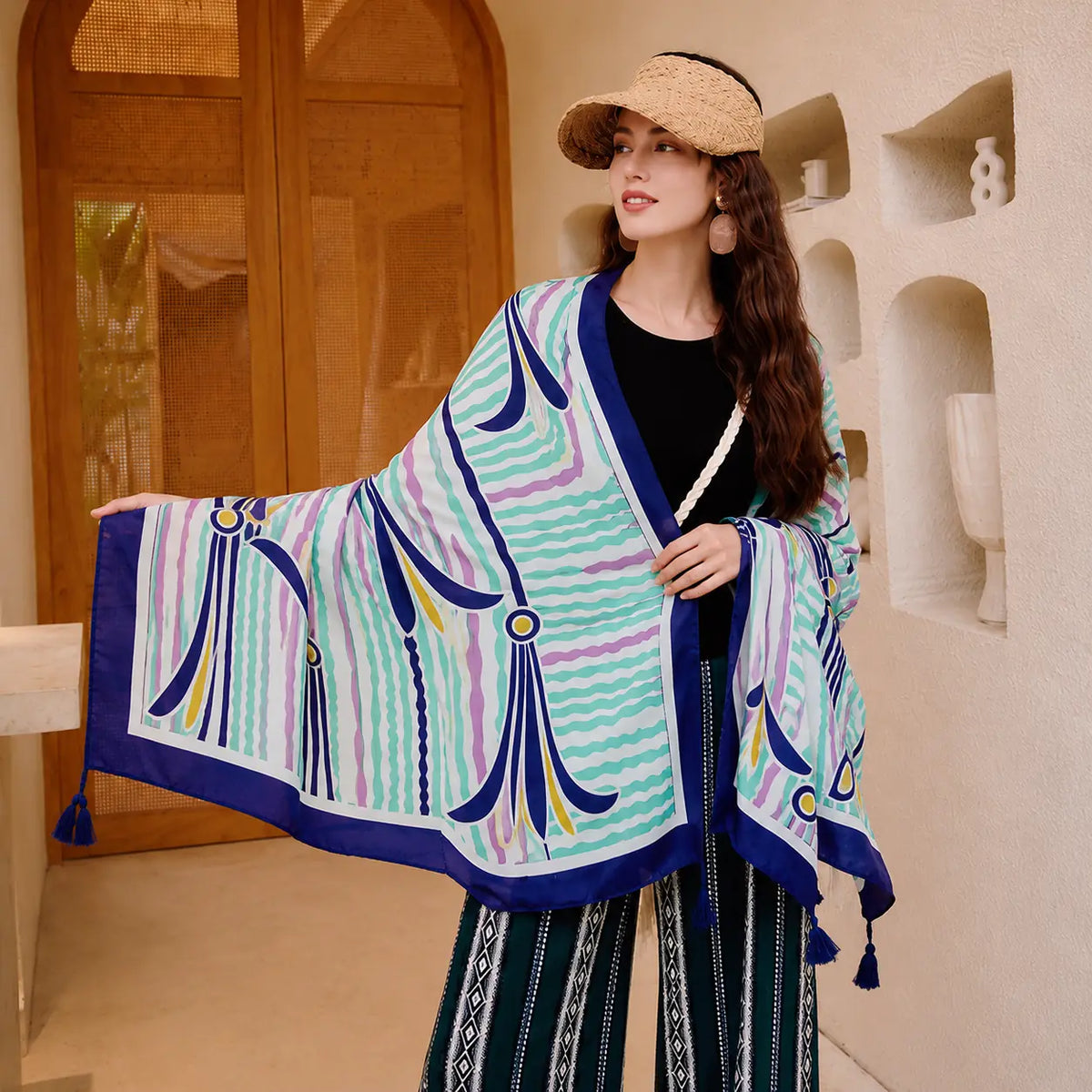 Solara Tapestry Wrap - Breeze