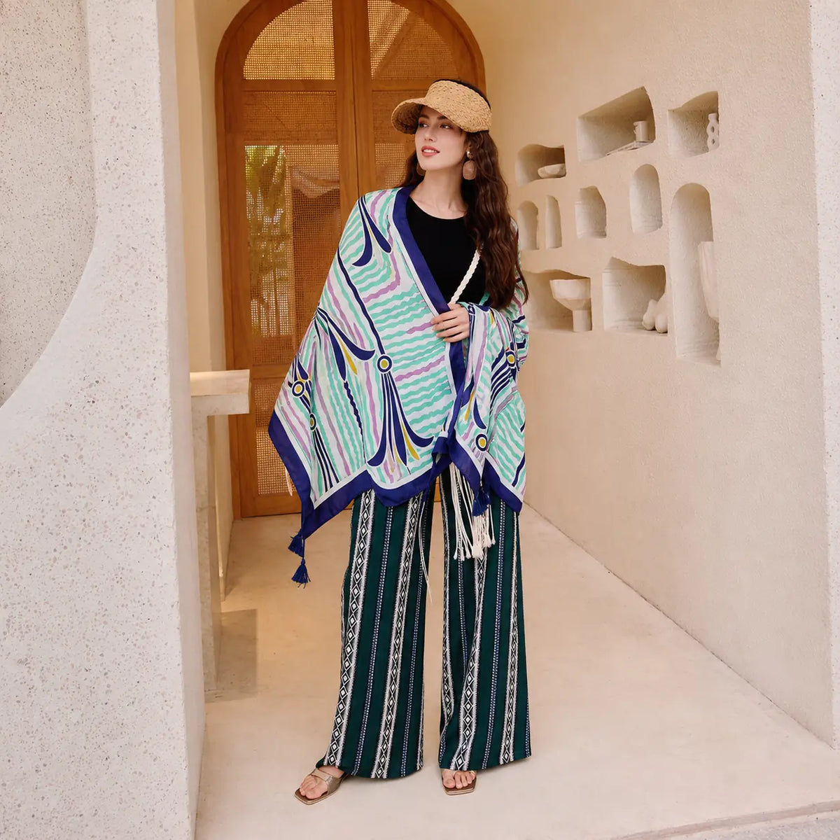 Solara Tapestry Wrap - Breeze