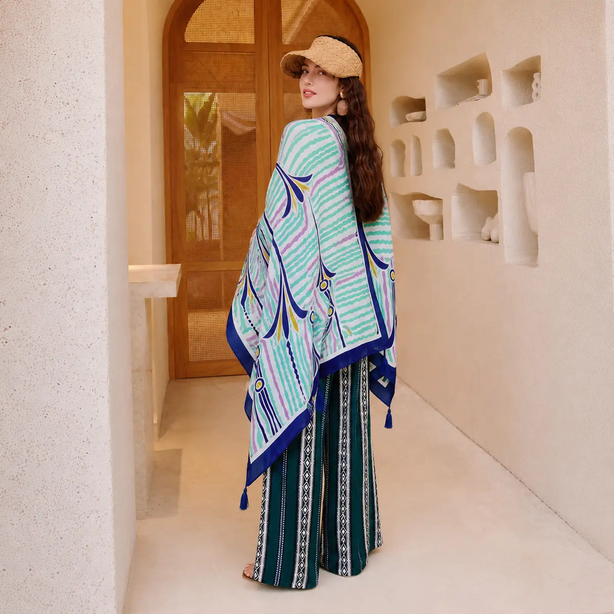 Solara Tapestry Wrap - Breeze