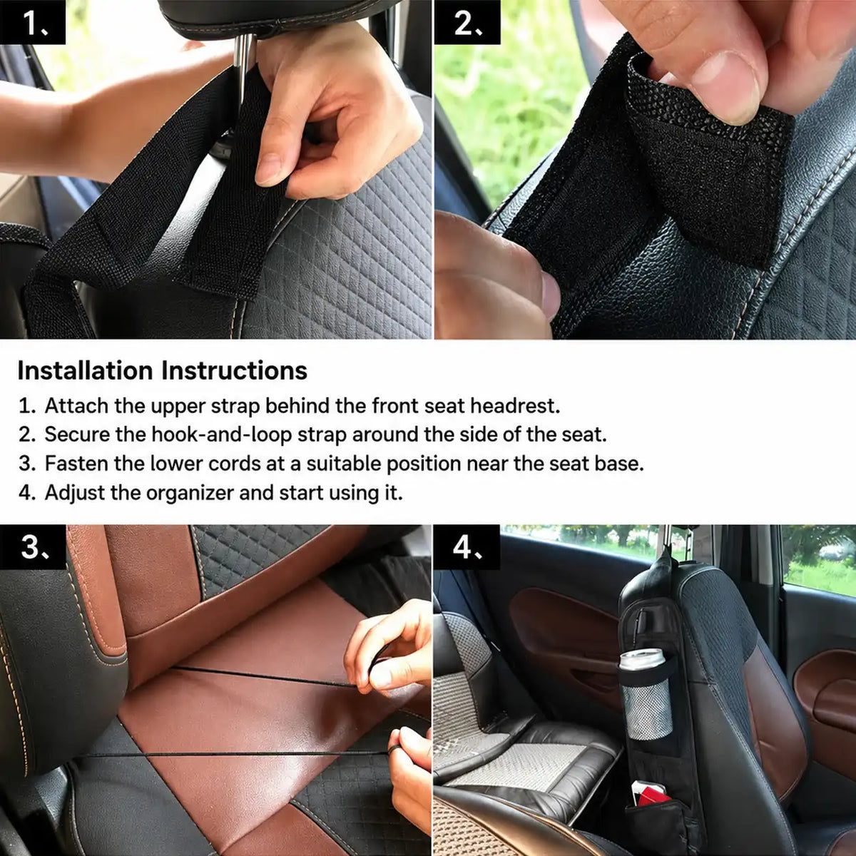Car Seat Side Organizer